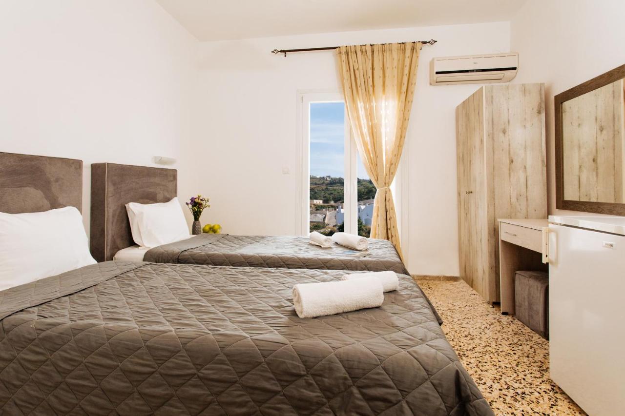 Nikos Hotel Karterados  Ngoại thất bức ảnh