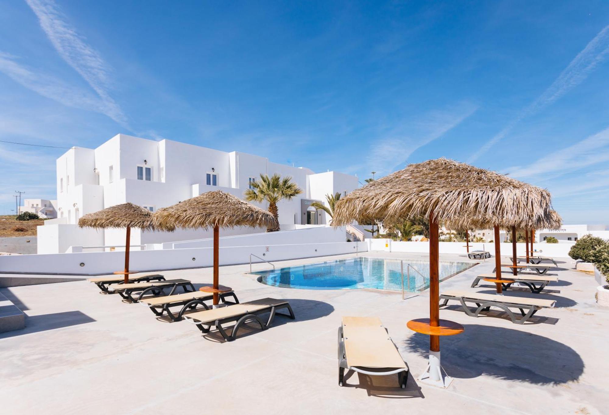 Nikos Hotel Karterados  Ngoại thất bức ảnh